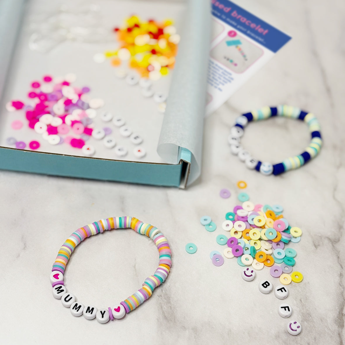 Personalised bracelet (4 pack) | Craft kit