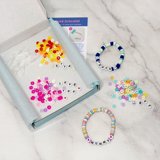 Personalised bracelet (4 pack) | Craft kit